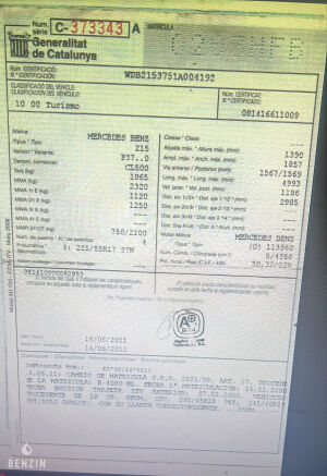 Mercedes-Benz CL500 C215 - 2000