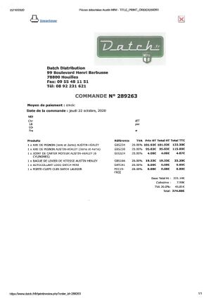 Austin-Healey 3000 MK1 BT7 - 1960