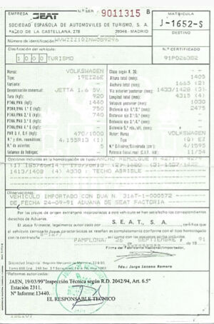 Volkswagen Jetta mk2 - 1991