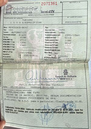 Mercedes-Benz S600 W140 - 1991