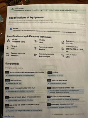 Mercedes-Benz 500 SEC C140 - 1993
