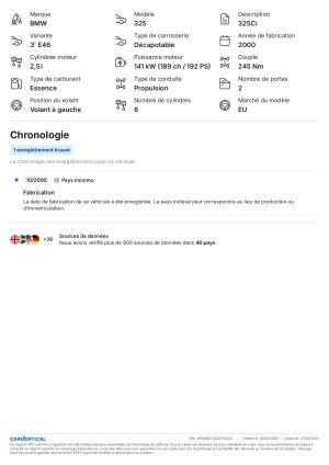 BMW 325ci e46 Cabriolet - 2000 *Flash