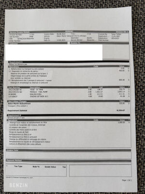 Aston Martin Vanquish S - 2007