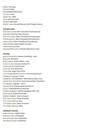 Aston Martin V8 Vantage 4.7 - 2010