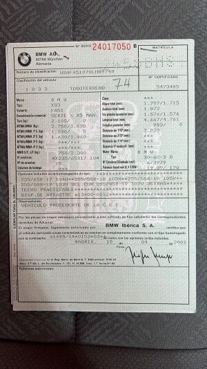 BMW X5 3.0i 87k km 1ère main - 2001