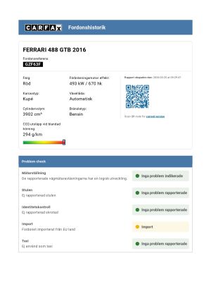 Ferrari 488 GTB - 2016