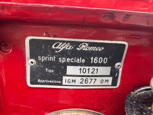 Alfa Romeo Giulia Sprint Speciale (SS)