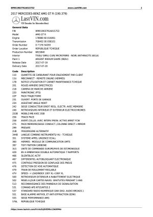 Mercedes-Benz AMG GT-R - 2017