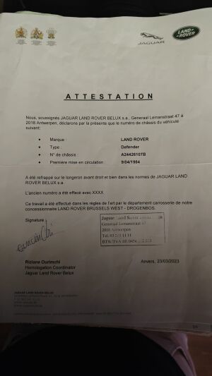 Land Rover Series IIA 88 ex OTAN - 1969