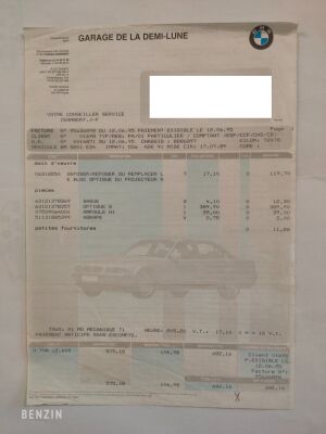 BMW 520i e34 1ère main familiale - 1989