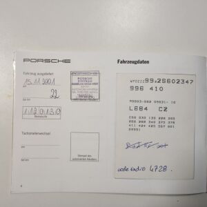 Porsche 911 type 996 Carrera 4  64k km - 2001