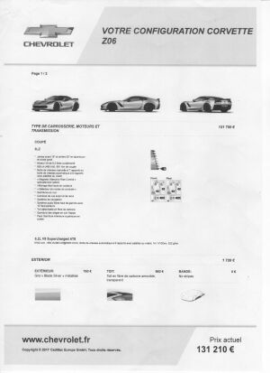Chevrolet Corvette C7 Z06 - 2016