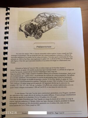 Fiat 124 Spider Europa (Restyle Abarth) - 1973