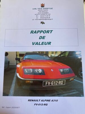 Alpine A310 V6 - 1984
