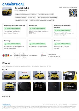 Renault Clio 4 RS - 2017