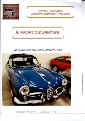 Alfa Romeo Giulietta Spider 1300 - 1959