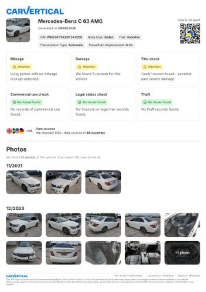 Mercedes-Benz C 63 AMG W204 - 2009