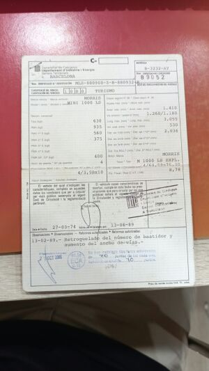 Mini Authi 1000 LS - 1975