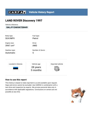 Land Rover Discovery V8i SE - 1997 na sprzedaż na aukcji w Benzin – zdjęcie 101/106
