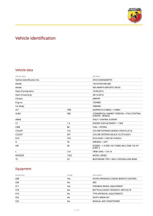 Abarth 695 Biposto 9k km - 2019 2018 à vendre aux enchères sur Benzin – photo 210/220